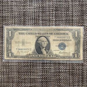 ⭐️one US dollar✨ 1935🔹 blue series⭐️
